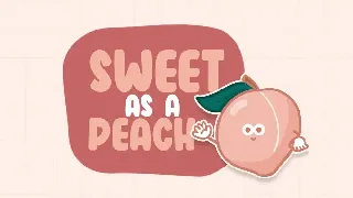 Peach Days font