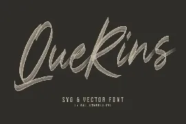 Querins SVG Brush Font