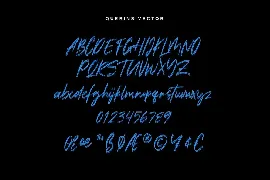 Querins SVG Brush Font