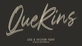 Querins SVG Brush Font