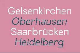 Ranberg - Modern Sans Serif font