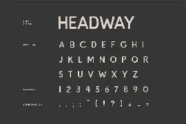 Headway Display Sans Serif Font