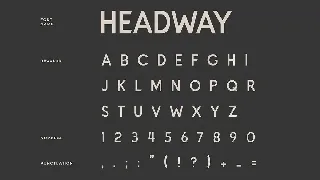 Headway Display Sans Serif Font