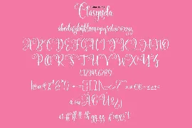 Clasynda | A Cute Handwritten Font