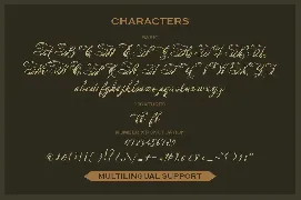 Margoline - script font