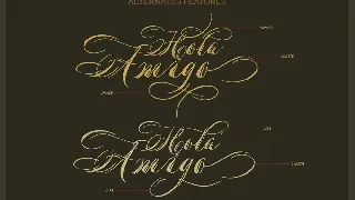 Margoline - script font