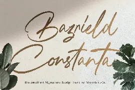 Rosemellind Signature font