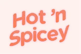 Hot Peach - Sans Serif Display Font