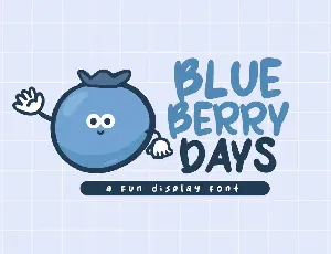 Blueberry Days font