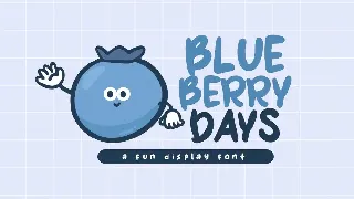 Blueberry Days font