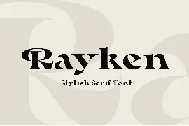 Rayken - Stylish Serif Font