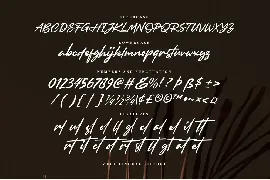 Browellay Synthya - Signature font