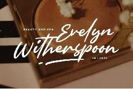 Browellay Synthya - Signature font