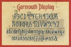 Garmouth Display font