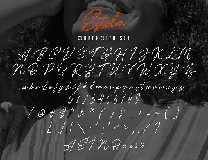 Estela Signature Font