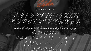 Estela Signature Font