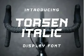 Torsen Italic font