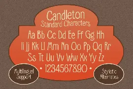 Candleton - Display Font