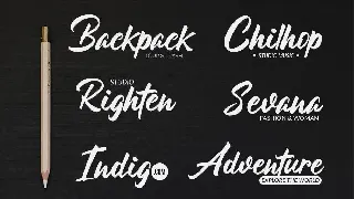 Backabon - Hand lettering Font