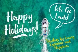 Holidays font