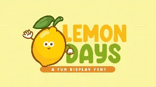 Lemon Days font