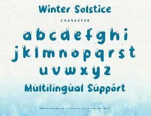 Winter Solstice font