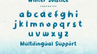 Winter Solstice font