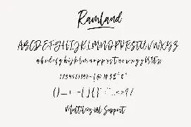 Ramland font