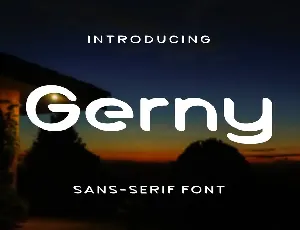 Gerny Font