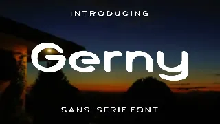 Gerny Font