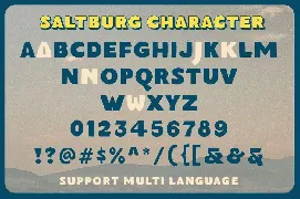 Saltburg - Organic Sans Serif font