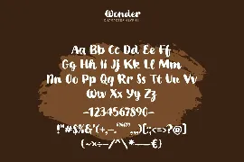 Wonder font