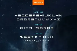 Sci Fi Bronze font