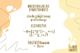 Juice Pineapple font