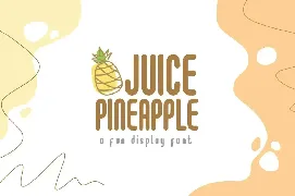 Juice Pineapple font