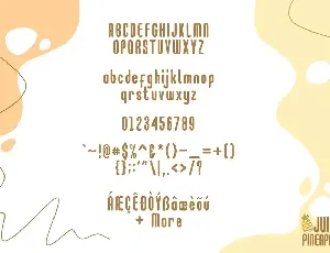 Juice Pineapple font