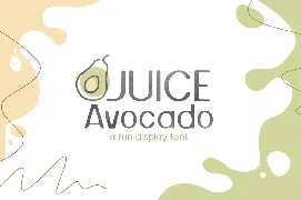 Juice Avocado font