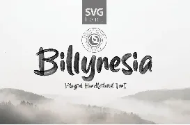 BILLYNESIA - SVG Font