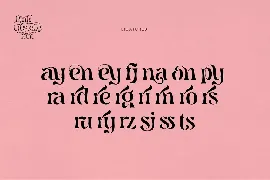 Pink Crestelle - Fancy Font