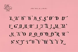 Pink Crestelle - Fancy Font