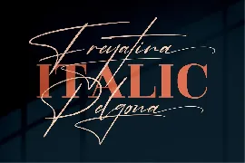 Freyatina Pelgona Signature Font