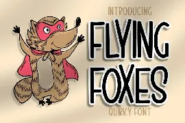 Flying Foxes font