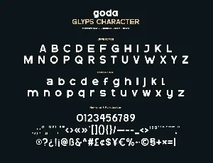 Goda font