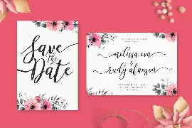 Mellisa Script & Extras font