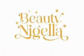 Beauty Nigella font