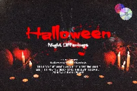 Excream Vanilla Halloween Font