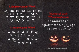 Excream Vanilla Halloween Font