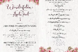 Wonderfebia - Script Wedding Font