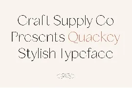 Quackey - Stylish Typeface font