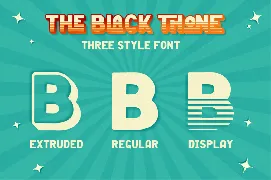 Black Thone - Vintage Display Font